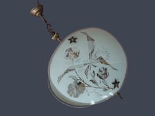 LAMPADARIO IN VETRO DECORATO