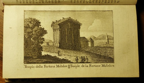 1807 roma romae tempio - tempio, della
