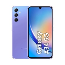 Smartphone samsung galaxy a34 5g sm-a346b 256gb 6.6'' superamoled 48mp violet...