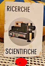 ELETTROMICROSCOPIO MAX 20000 LIBRETTO GUIDA PREPARAZIONE VETRINI VINTAGE