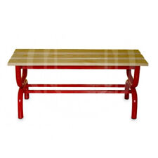 (04) PANCA SPOGLIATOIO IN ACCIAIO MT 1 SEZIONE TONDA Ø 40 MM SOLO SEDUTA