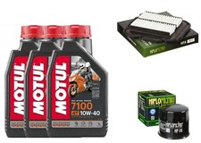 KIT/TAGLIANDO SUZUKI DL/650 V-STROM 2012 AL 2018 OLIO MOTUL 7100 + FILTRI