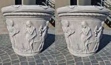 2 X Vaso Da Esterno Grande