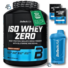 BIOTECH - Iso Whey Zero 1816 g Proteine Isolate del Siero + Shaker + 2 Monodose