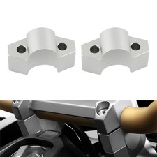 Adattatore supporto morsetto riser manubrio argento per Honda X-ADV 750 ADV150 160 350