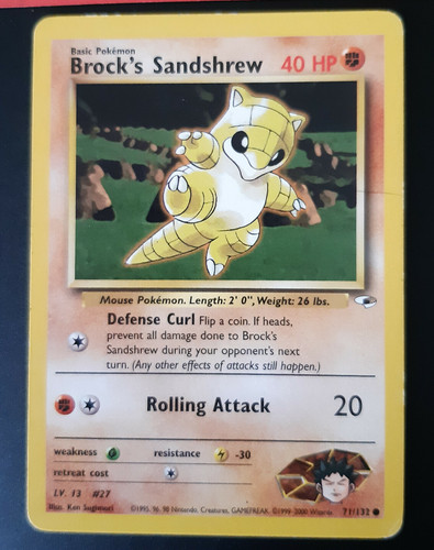 Brock sandshrew 132 - sandshrew, 71/132