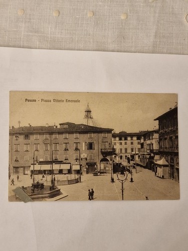 Cartolina pesaro piazza - cartolina,