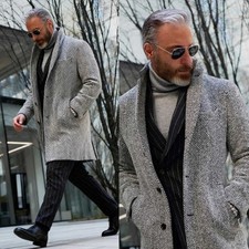 Cappotto uomo tweed - spina, di