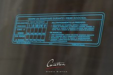 Adesivo rodaggio alfa romeo - rodaggio,