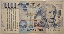 ITALIA BANCONOTA 10.000 LIRE