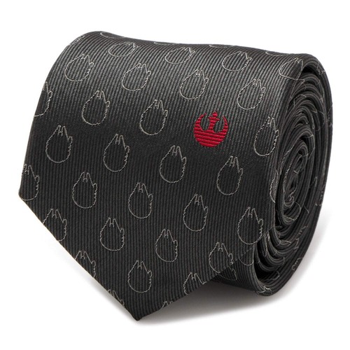 Cravatta grigia star - star, wars