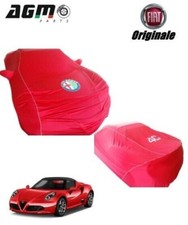 TELONE COPRIAUTO DA INTERNO TELO ROSSO + LOGHI ORIGINALE ALFA ROMEO 4C 50529285