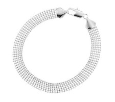 Bracciale palline placcato