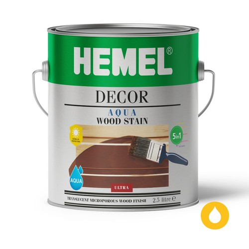 Hemel ultra aqua wood - wood, stain