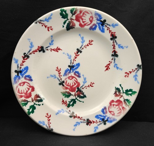 Antico piatto ceramica - ceramica, vecchia