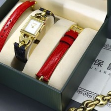 Orologio Vintage Gucci Cambio Cintura 1800L Quarzo Donna con Scatola...