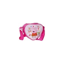 Borsa Passeggio Tracolla Trasversale Peppa PIG Cuore Borsetta Bambina 15CM