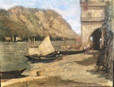 dipinto antico olio su