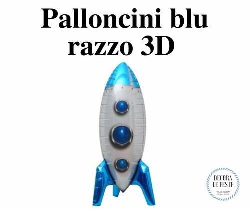 Palloncini razzo azzurro - palloncini,