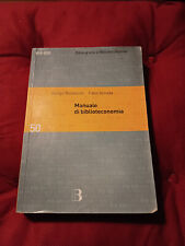 Manuale di Biblioteconomia - G. Montecchi/F. Venuda - Editrice Bibliografica