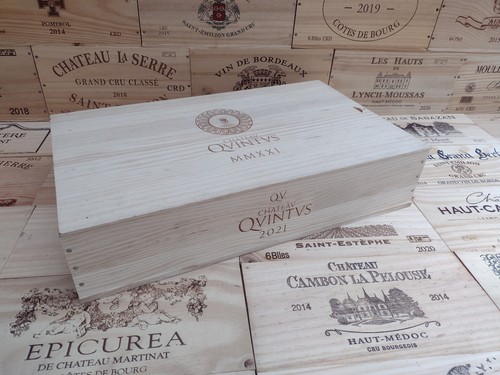 Cassetta porta vino legno - cassetta, in