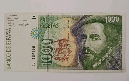 Billete 1000 pesetas - de, 1992