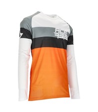 MAGLIA CROSS ENDURO ACERBIS MX J-WINDY THREE VENTED ARANCIO/BIANCO TG.L