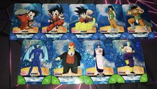 Lot Cartes prism Lamincard Dragon Ball Z part serie 7 ITA card DBZ Holo set blue