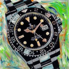 Quadro firmato JD Shultz Rolex