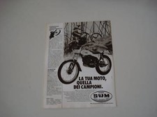 advertising Pubblicità 1981 MOTO SWM TRIAL 320