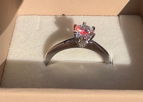 Anello solitario stile - anello,