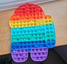 Rainbow Among Us Pop It -