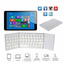 MINI TASTIERA BLUETOOTH PIEGHEVOLE WIRELESS IOS/ANDROID/WINDOWS TOUCHPAD