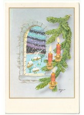 cartolina natalizia vintage