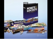 Collezione BANCONOTE E MONETE di tutto il mondo, 200 Nazioni, certificate!