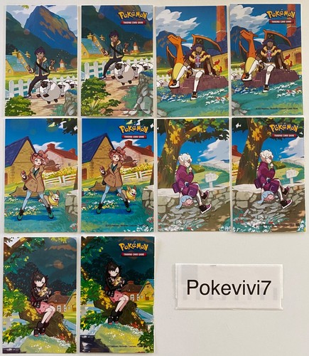 X10 cartes pokemon puzzle mini - pokemon,
