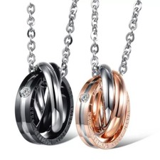Coppia collane fedine - di,