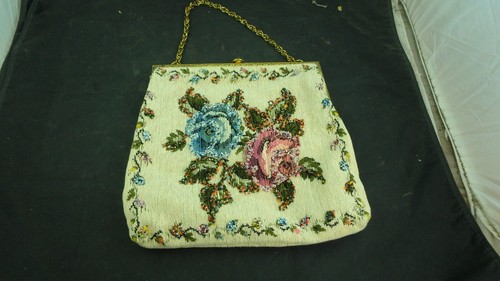 Borsa vintage delill - con, fiori