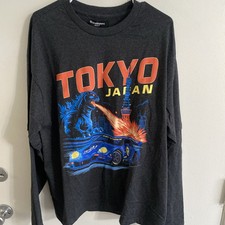 Ikigai Garage Initial-D RedSuns/Takahashi Brothers Uomo L godzilla - 1 maglietta