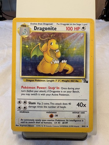 Carta pokémon vintage - carta,
