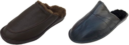 Calde pantofole pelle lana - in,
