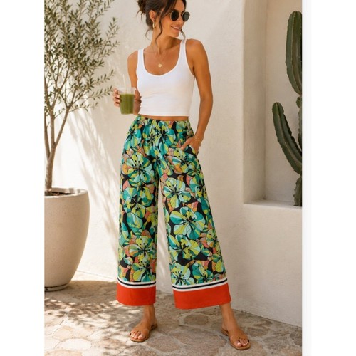 Zara pantalone palazzo - pantalone,