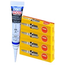 4 candele NGK + grasso LIQUI