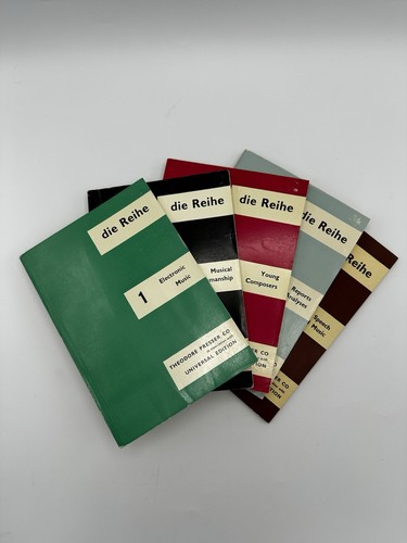 Die reihe lot books vol - books,