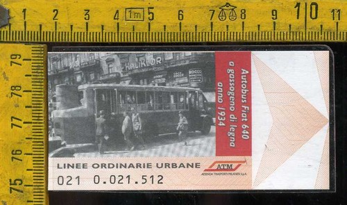 Biglietto atm tram - biglietto, milano