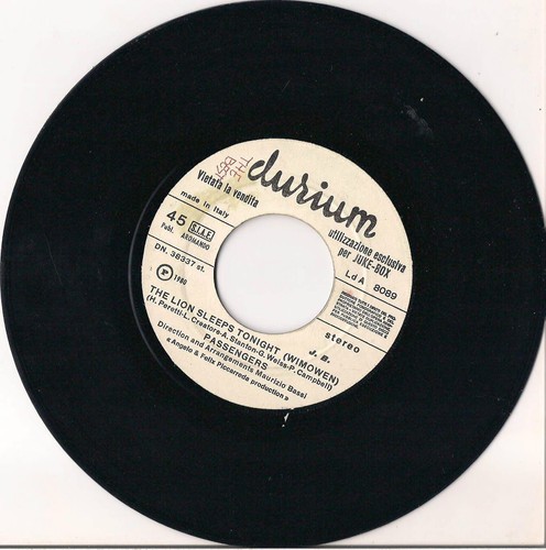 Disco giri passengers - giri, /