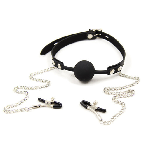 Set bdsm pinze - set, gag