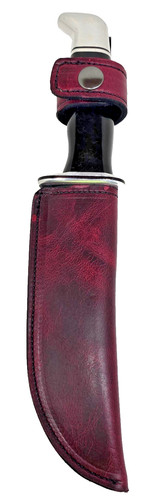 Fodero coltello pelle buck - pelle,
