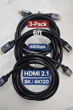 Confezione da 3 cavi HDMI 2.1