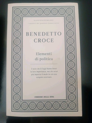 Benedetto croce elementi - benedetto, di